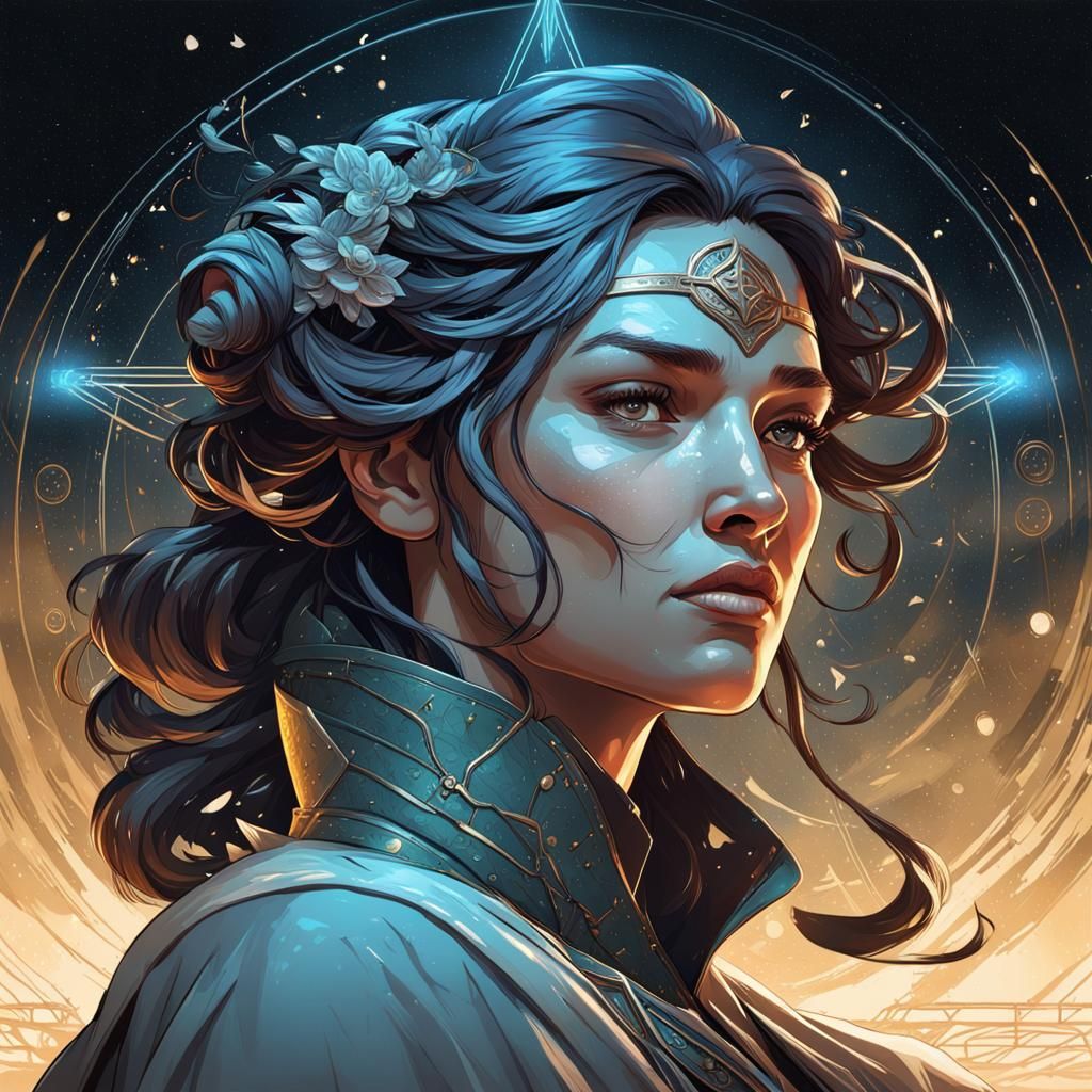 Contemplative Portrait Asks: Coincidence or Fate?