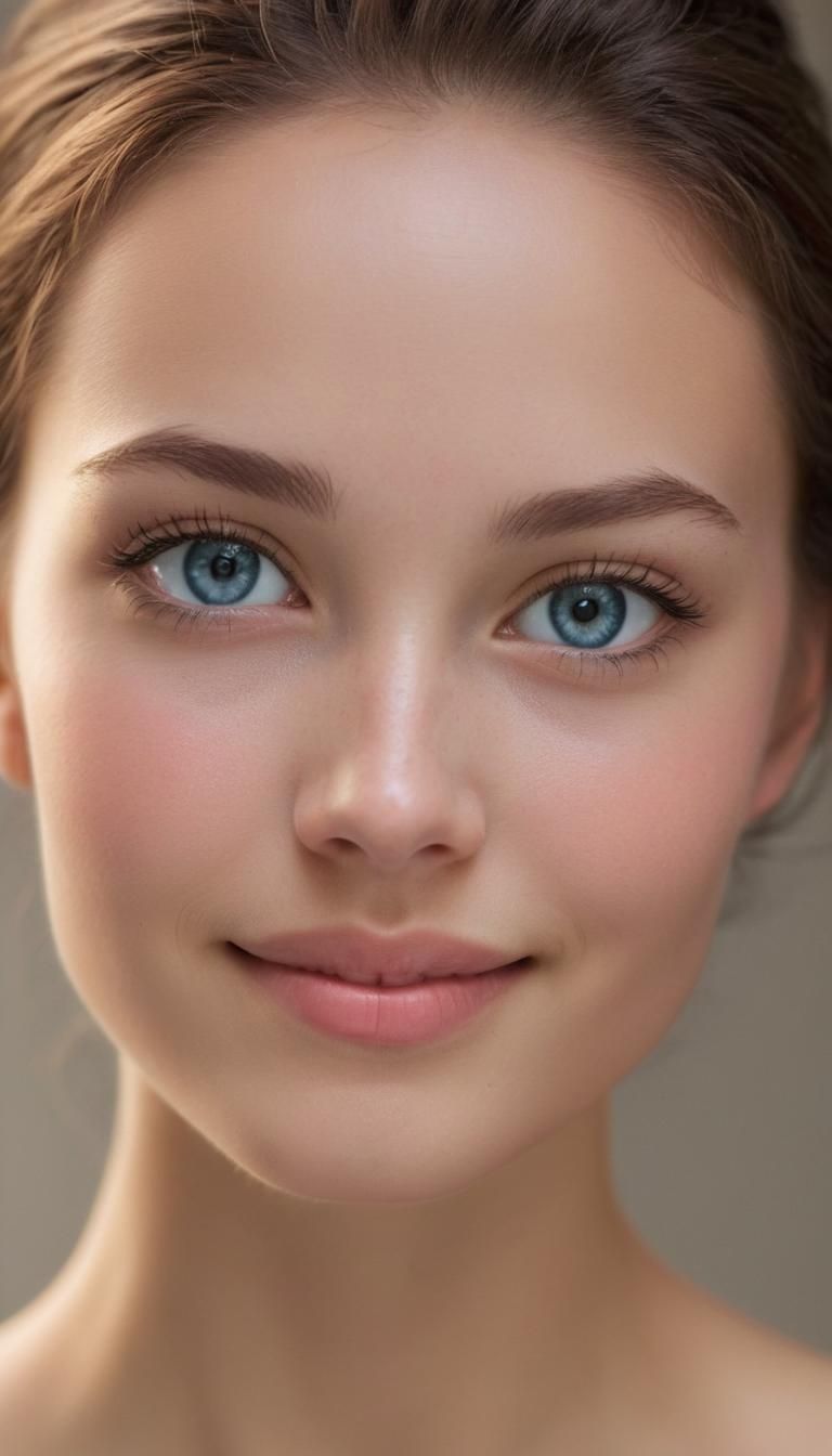 AI Human Form with Heart-Shaped Face