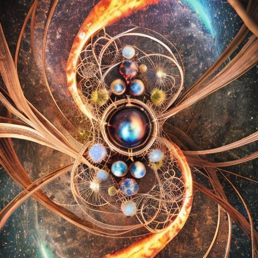 Psychedelic Celebrations in Art Nouveau Style