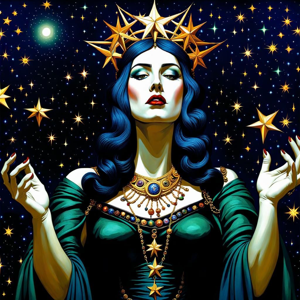 Gothic Pagan Goddess: Sinister Macabre Beauty