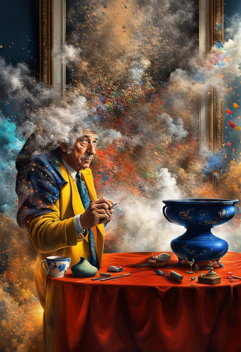 Surreal Abstract Art with Rock Singers