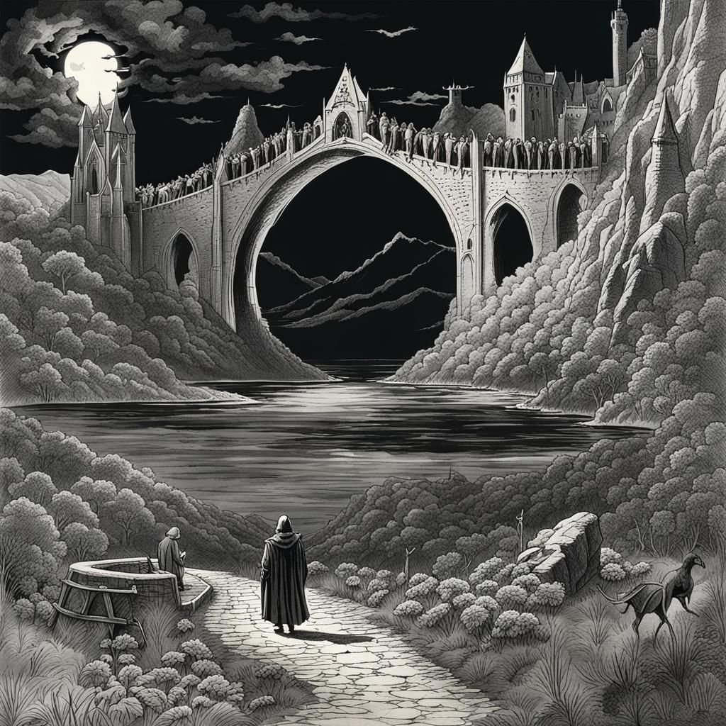 The Lord of the Rings Epic Fantasy Landscape