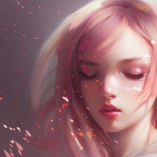 Kawaii E-Girl Portrait in 8K Resolution