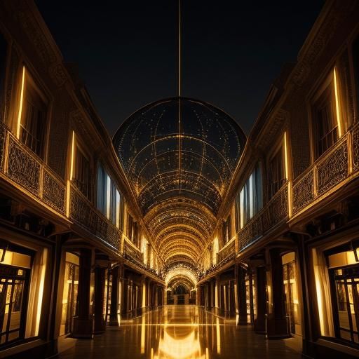 French Lick Indiana: Dramatic Lighting and Reflections