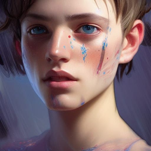 Detailed Portrait in Artgerm Style