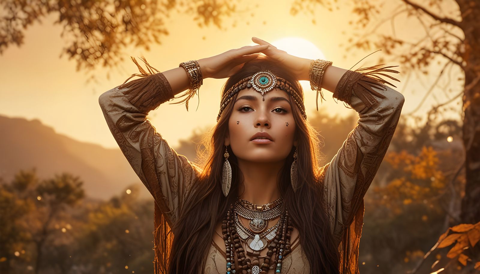 Native American woman