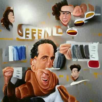 Detailed Painting of Seinfeld