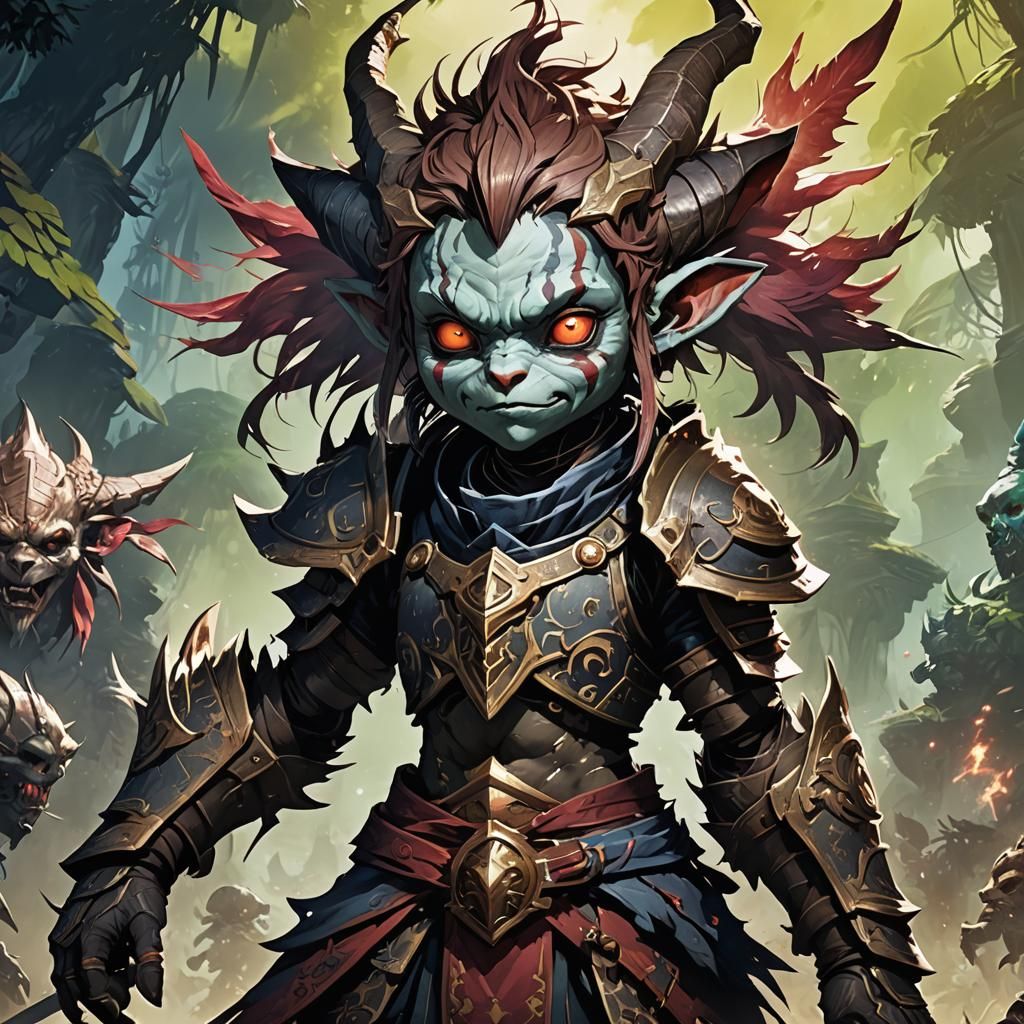 Guild Wars 2 Asura: Anime Cel-Shaded Art