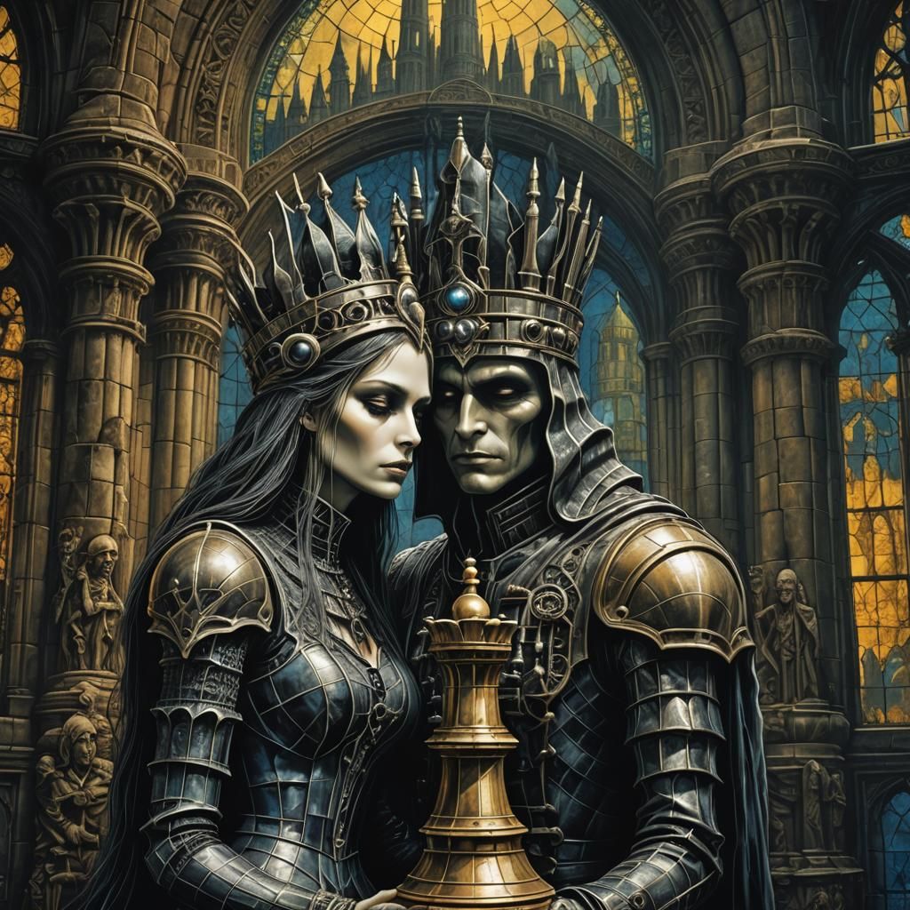 Lovers Hide in Chess Tower: Gothic Romanticism
