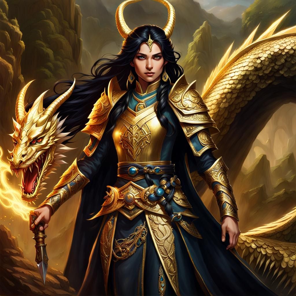 Ethereal Fantasy Portrait of a Powerful Woman