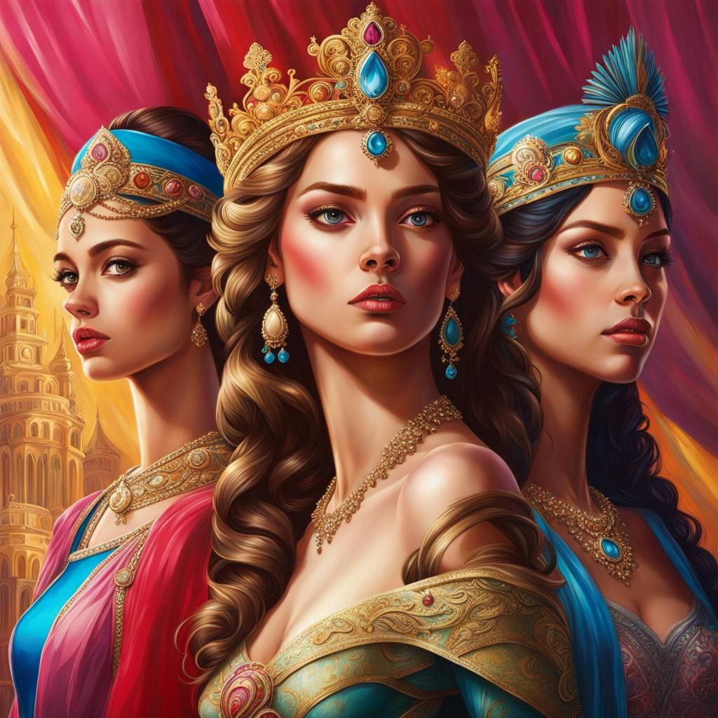 Dramatic Hyperrealistic Portrait in Splash Art Style