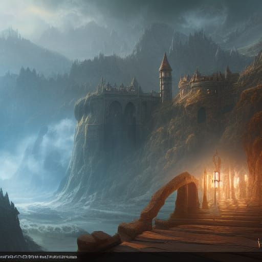 Cream Starter: Detailed Matte Painting in Deep Color
