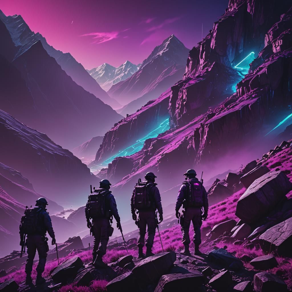 Spec Ops Team 5 in Neon Himalayas