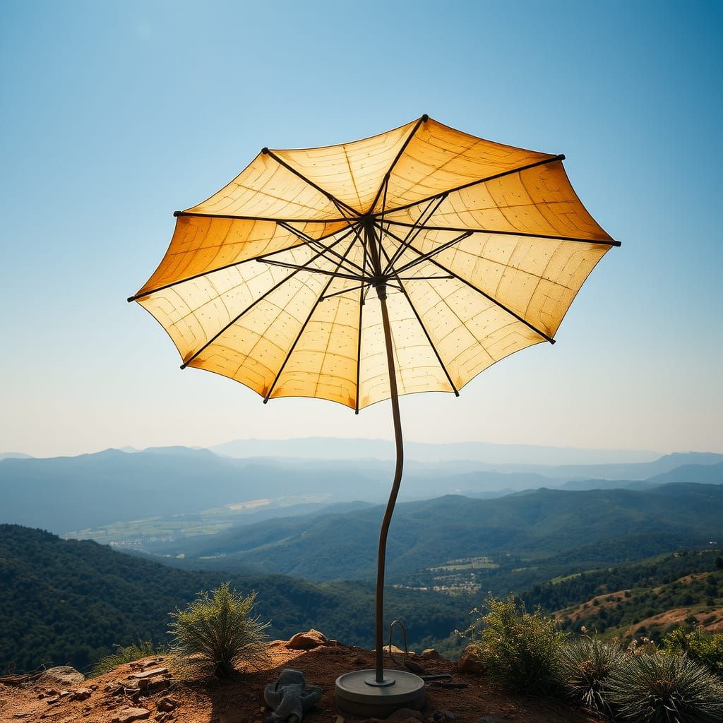 Parasol del Plaga: An AI Interpretation