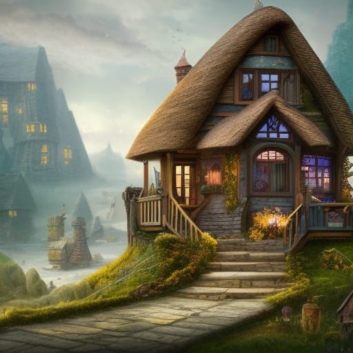 Book Cottage: Fantasy Concept Art in Unreal Engine