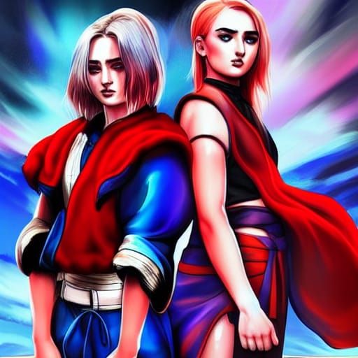 Fatal Fury Characters in Shinkiro Japanese Illustration Styl...