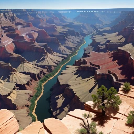 AI Generated Grand Canyon Landscape