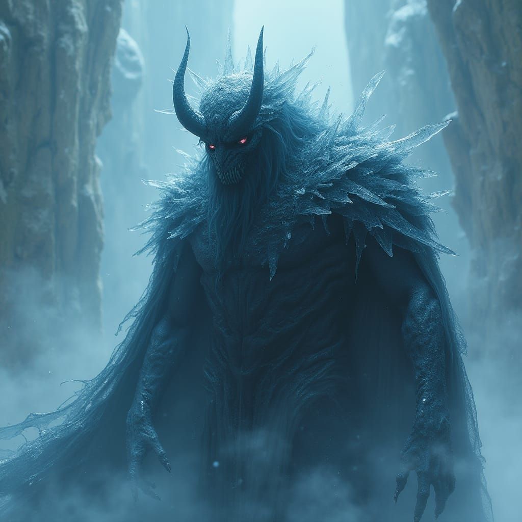 Dark Lord of Frost in Ominous Regalia