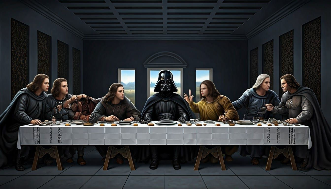 The Dark Lord's Final Feast in Star Wars