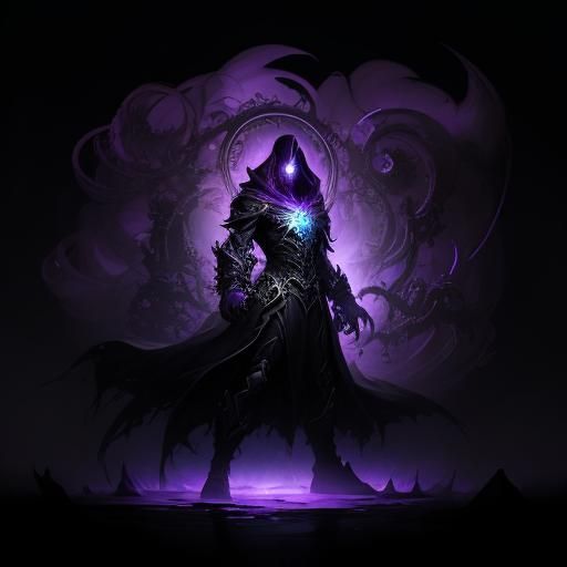 Kinetic Energy Vortex in Dark Fantasy Style