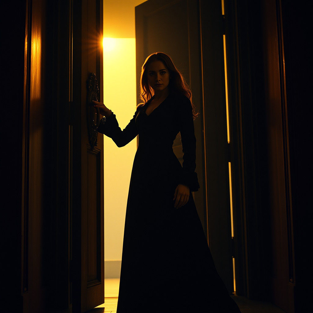 Woman Opens Door to Mystical World