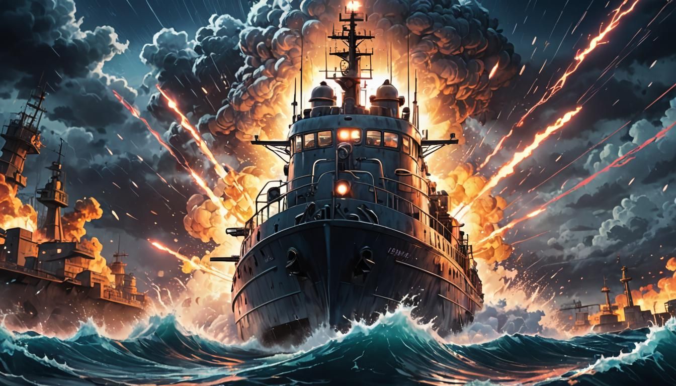 Submarine in Anime Style by Studio Trigger