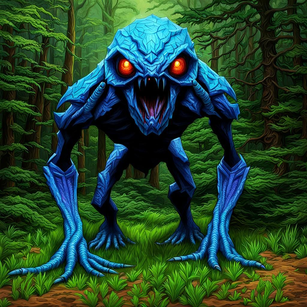 Hunting a Terrormorph in a Dark Landscape