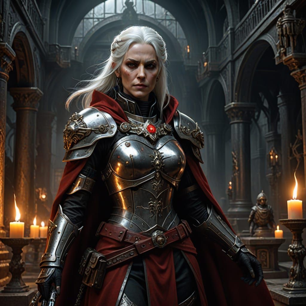 Lord Inquisitor in Ornate Power Armour with Bolter