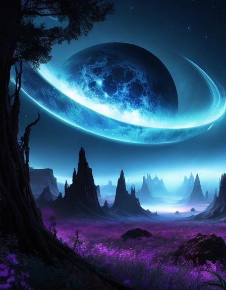 Otherworldly Landscape: An AI Interpretation