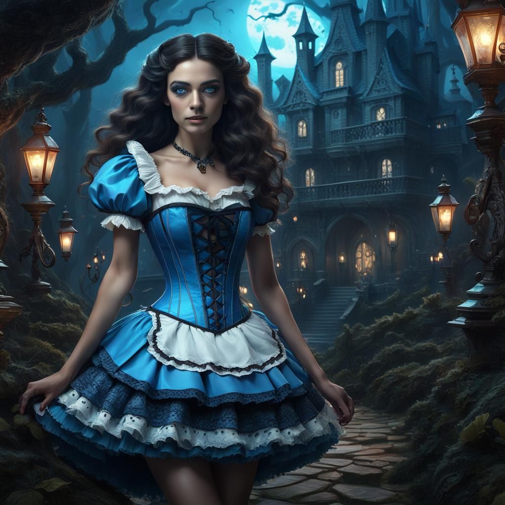 Hauntingly Beautiful Alice in Wonderland in Fantasy Art