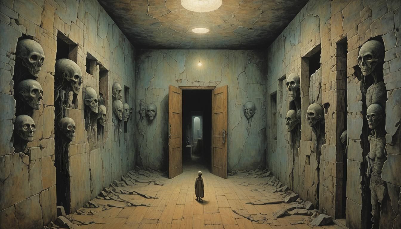 Surreal Eyes in Strange Rooms: Psychedelic Digital Art