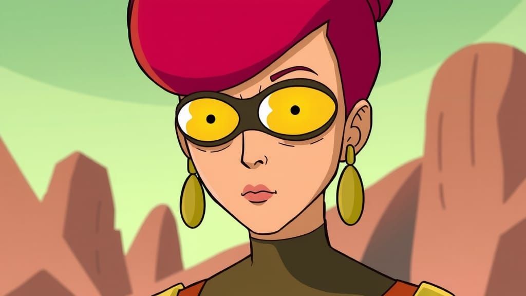Female cyclops who is called Leila from Futurama