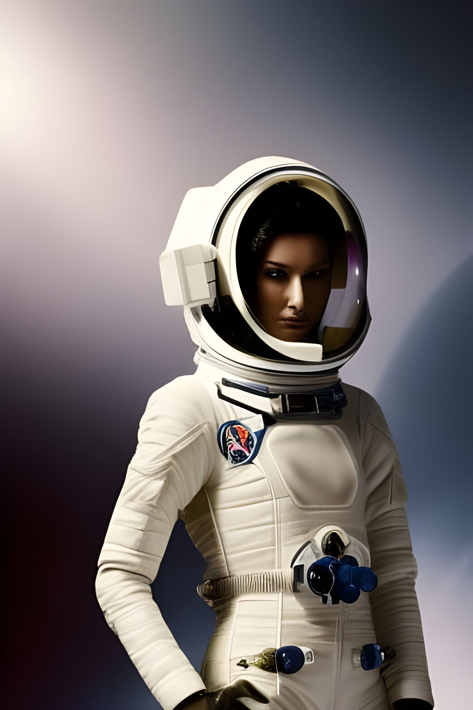 Elegant Astronaut in Roversi Style