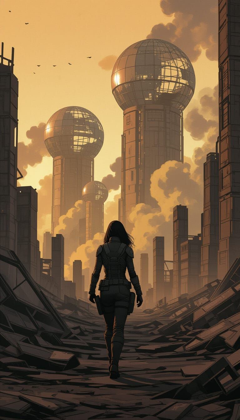 Druuna Explores Fallen Megacity Ruins in Cinematic Sci-Fanta...