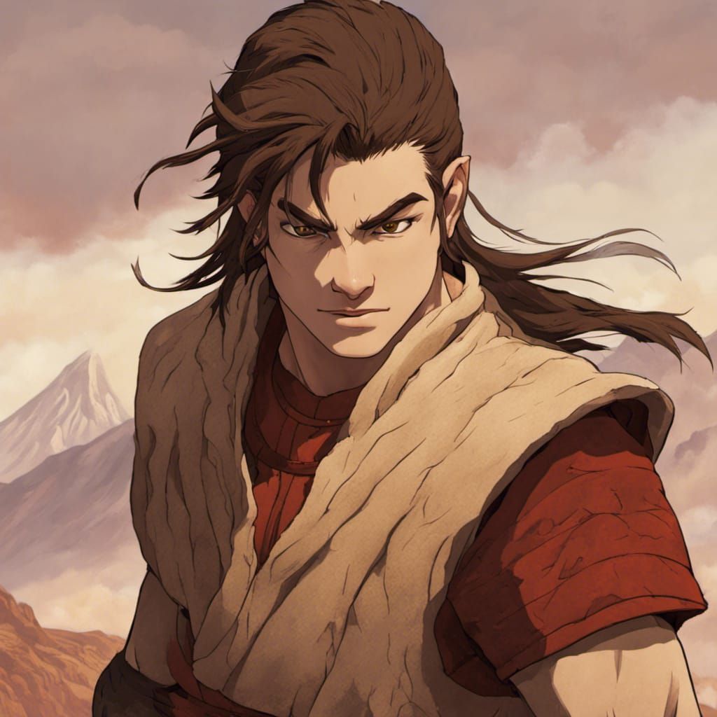 Fire Nation Warrior Concept Art in 8k Resolution