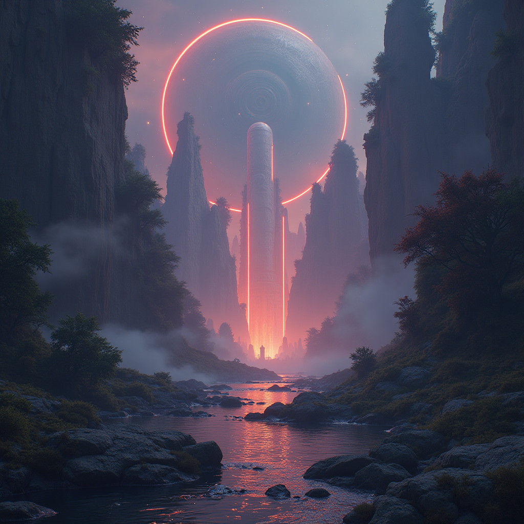 Fantasy Landscape Concept Art in 8K Resolution