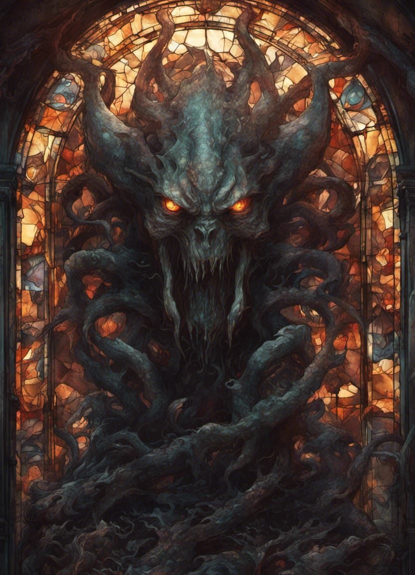 Stained Glass: Lovecraftian Gods Destroy Gothic World
