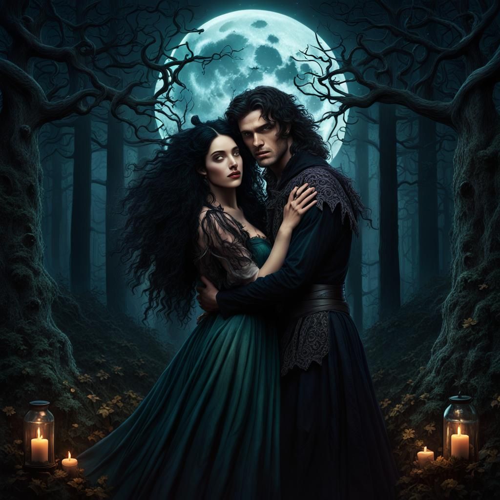 Beltane Celebration Under the Full Moon