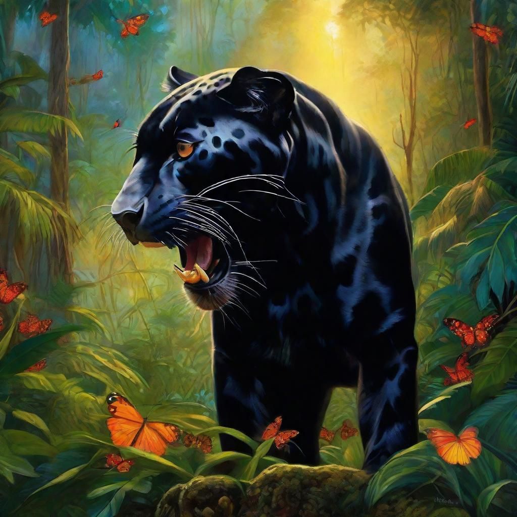 Amazon River: Jaguar and Indigenous Dance