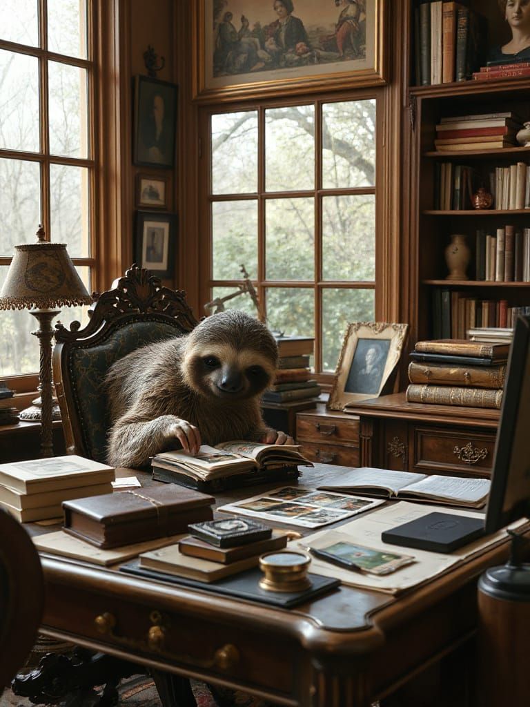 Stamp Collecting Sloth