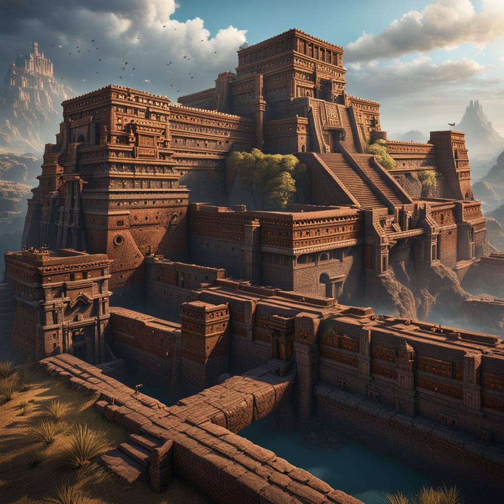 Aztec Fortress During the Industrial Age