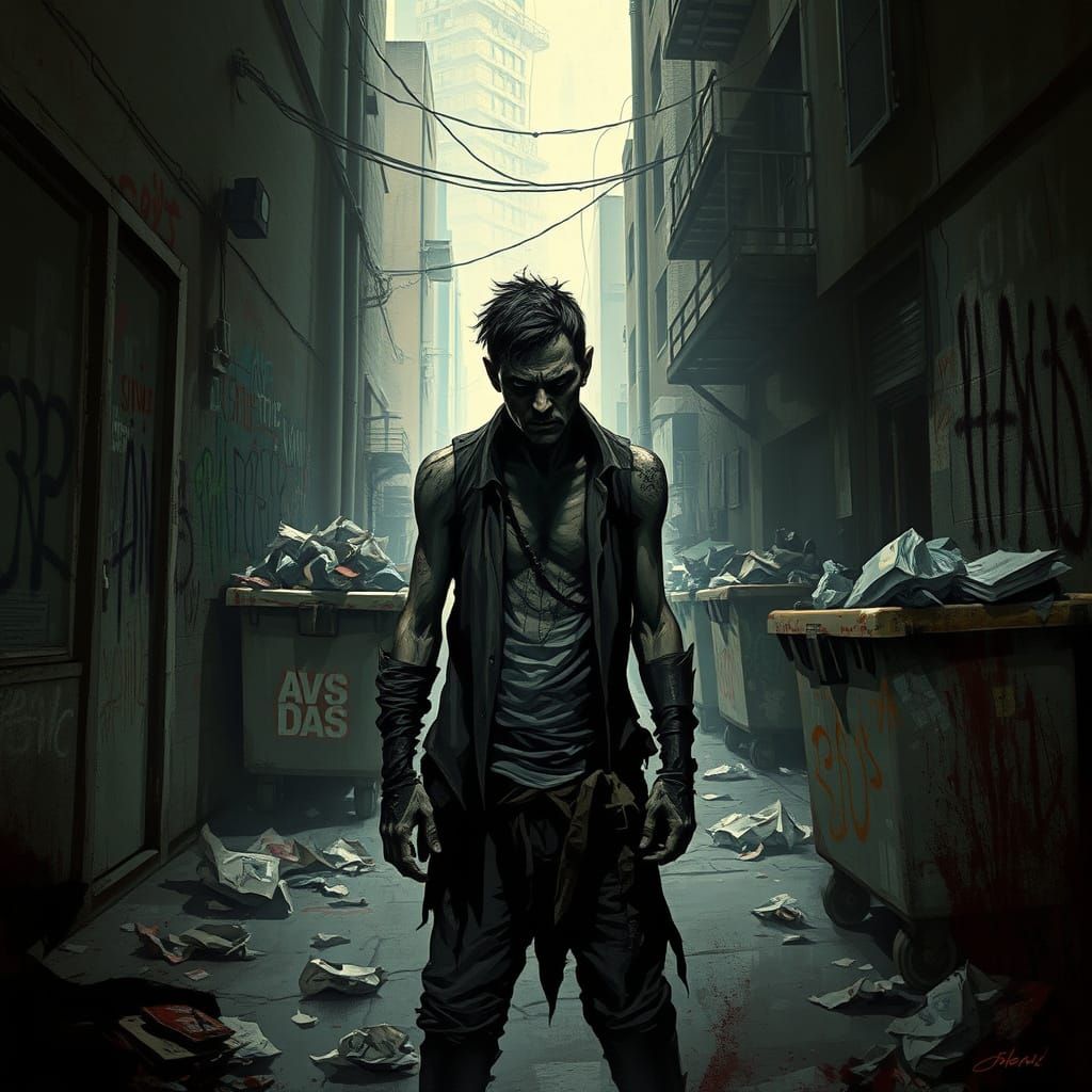 Gritty Urban Rebel Confronts the Shadows