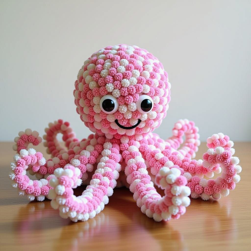 Pom Pom Octopus: A Whimsical Creation