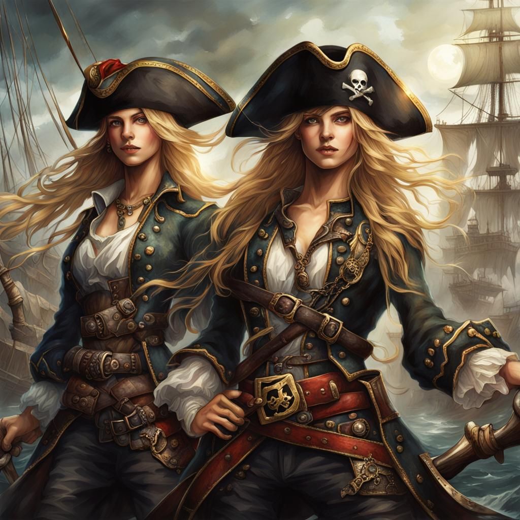 Pirate Women in Elden Ring Fantasy Art