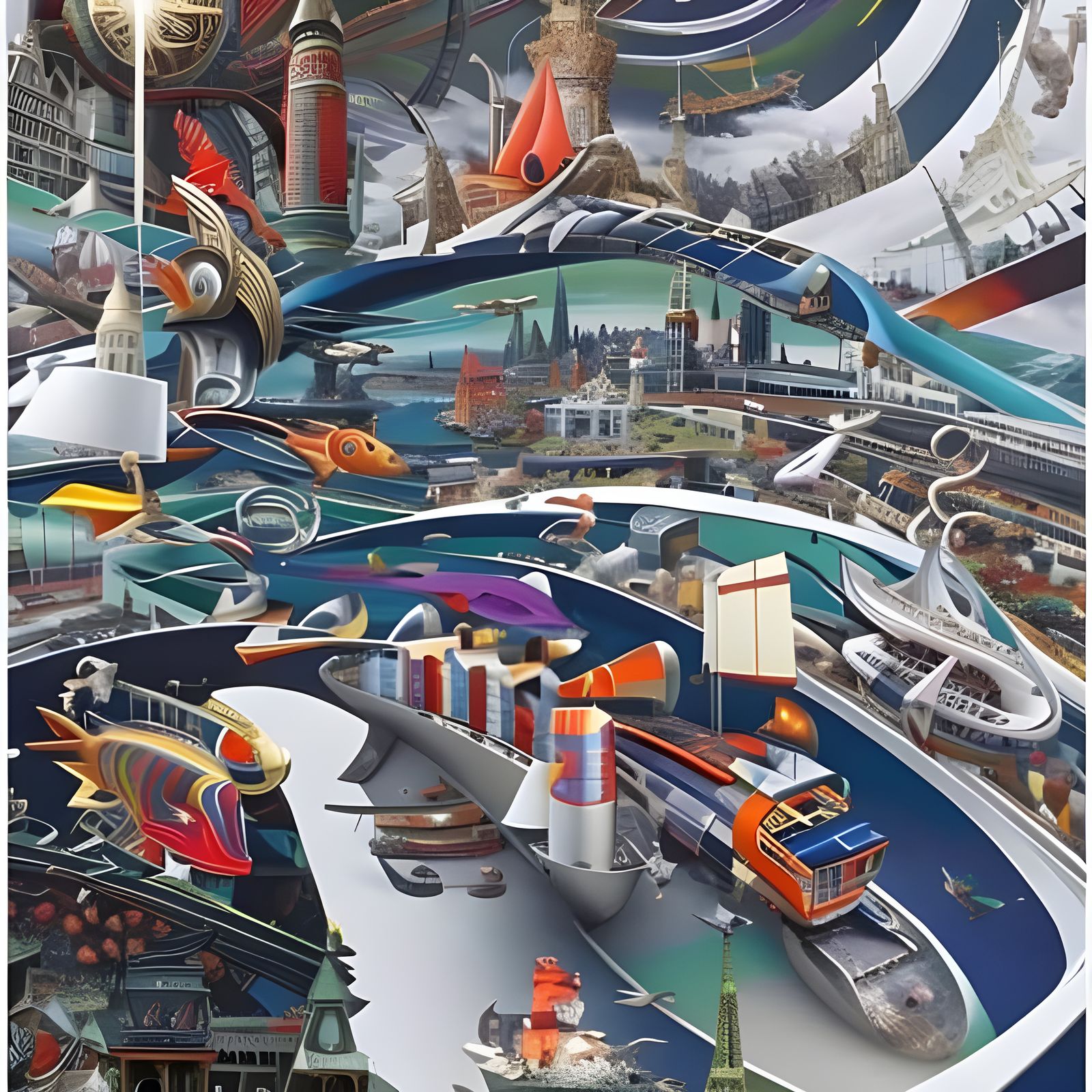 Hyperrealistic Ornate Digital Rendering with Cosmic Dust