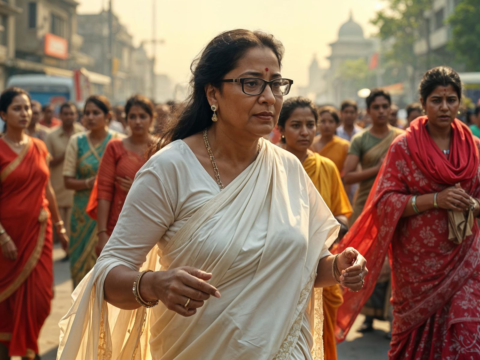 Implied Image of Prime Minister Fleeing