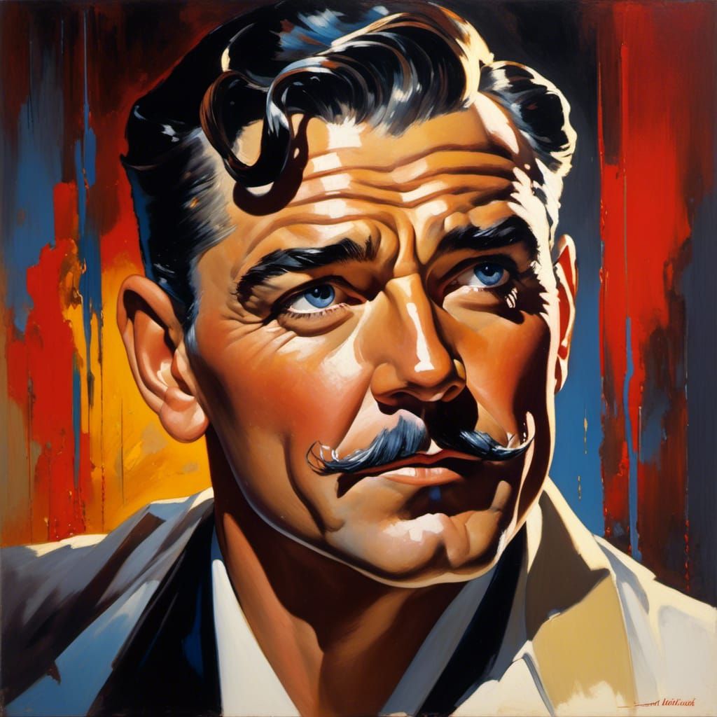 Portrait of Clark Gable