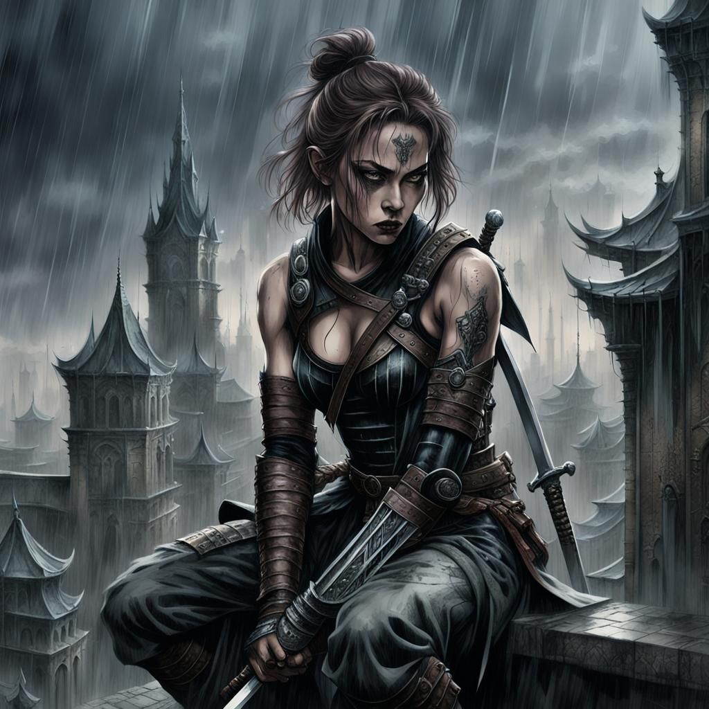 A rainy day on the day after the apocalypse