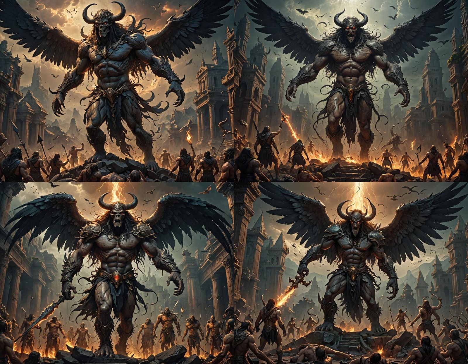 Ancient Nephilim: Dark Fantasy Digital Masterpiece