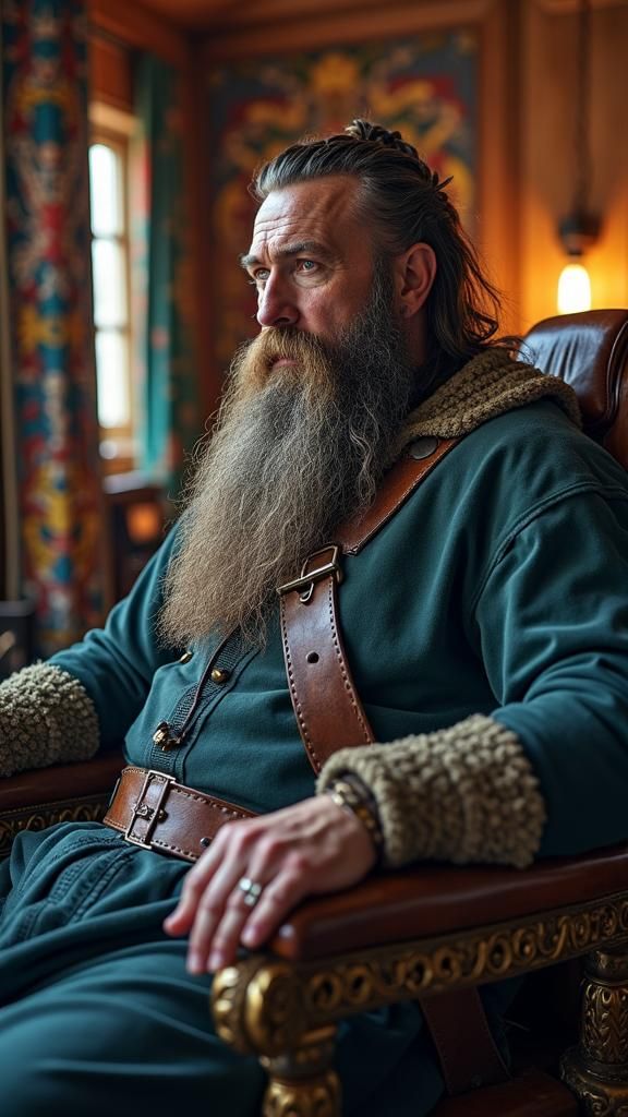 Viking Bluebeard in Nordic Barbería, Concept Art